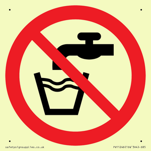 P005 Prohibition: Not drinking water